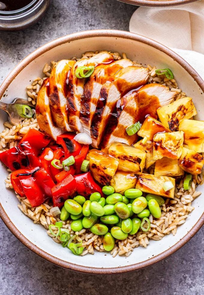 Teriyaki Chicken and Rice Bowls