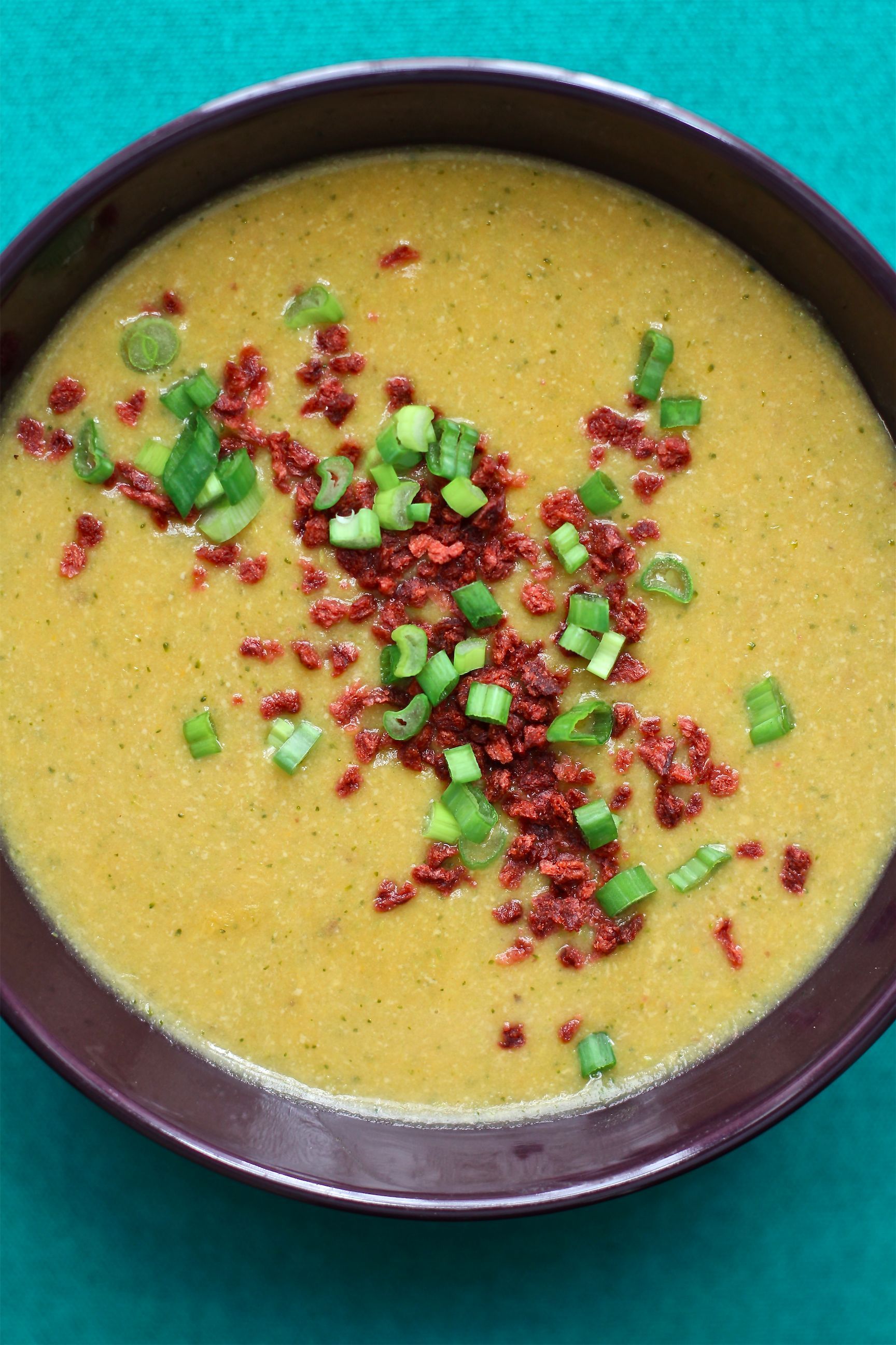 Baked Potato Soup with The Works