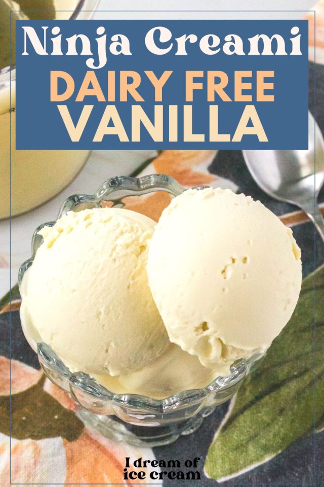 Ninja Creami Dairy Free Vanilla Ice Cream