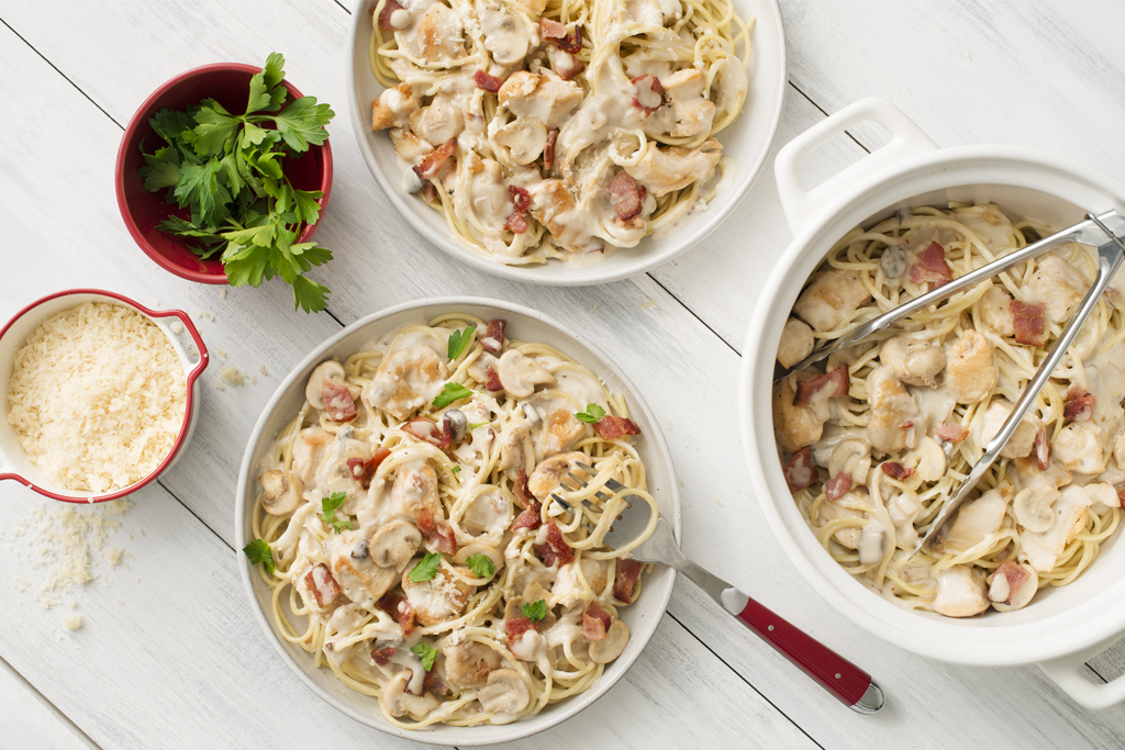 Creamy Chicken Carbonara