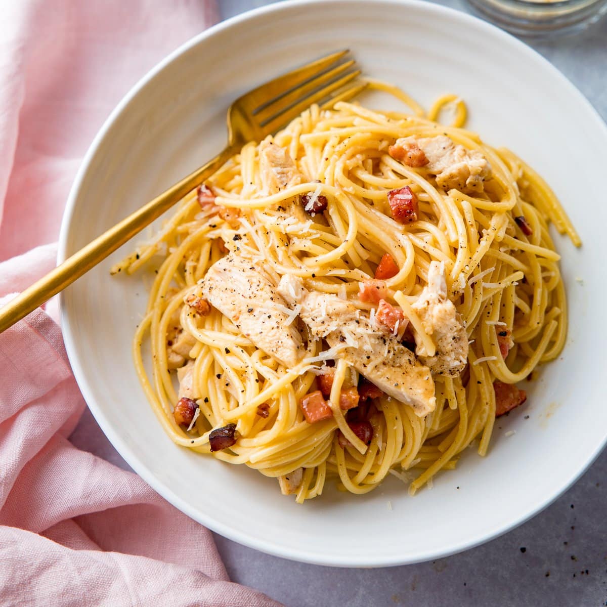 Classic Chicken Carbonara