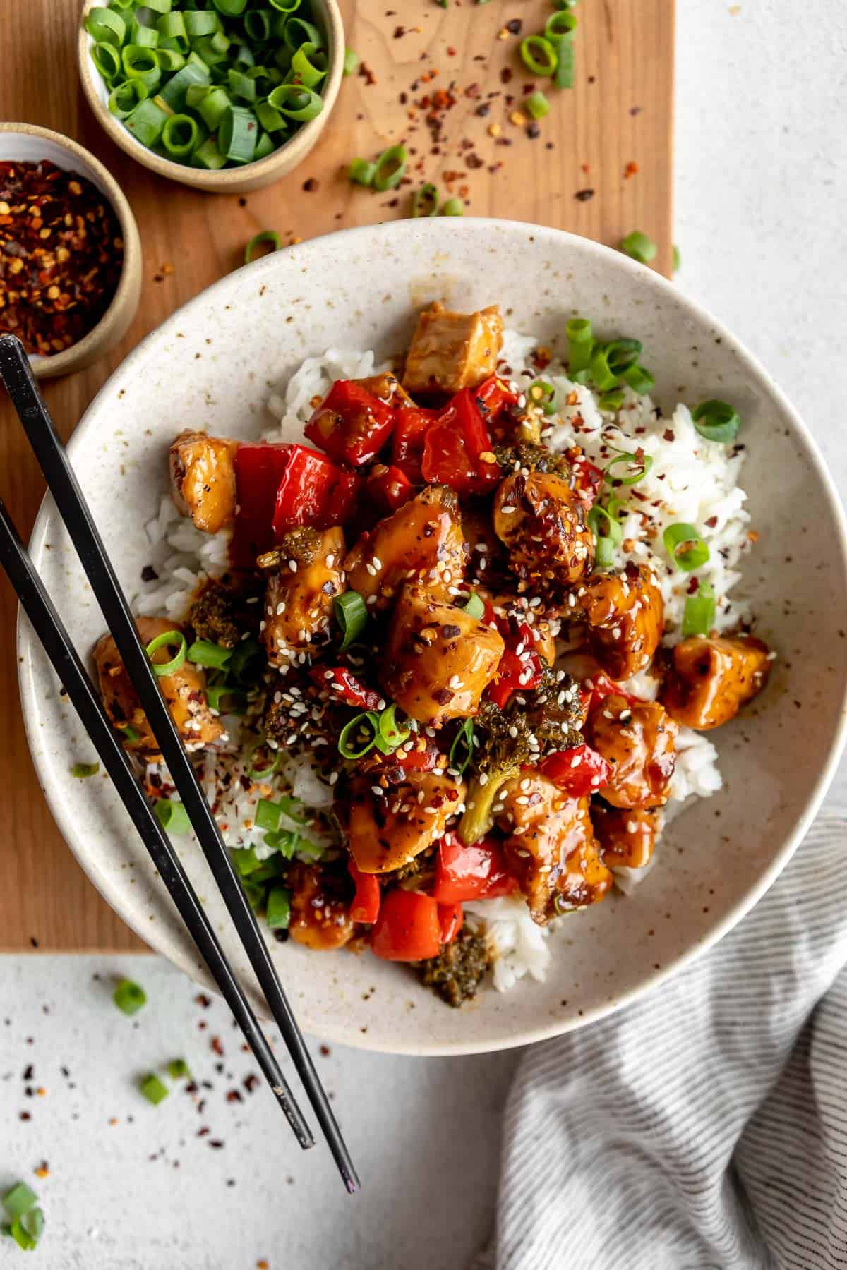 Teriyaki Chicken Bowl from Eat With Clarity