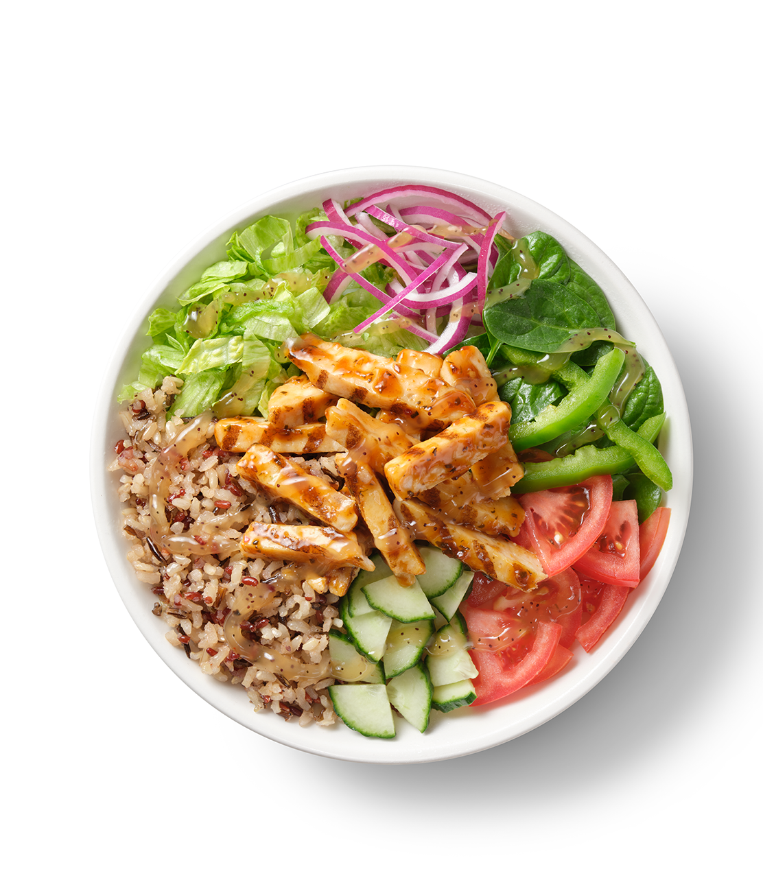 Sweet Onion Chicken Teriyaki Rice Bowl