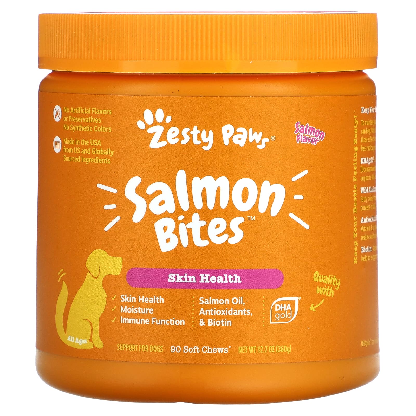 Zesty Paws Salmon Bites - For Dogs